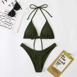 image-Women's Bikini Swimsuit - Lotus L Nylon