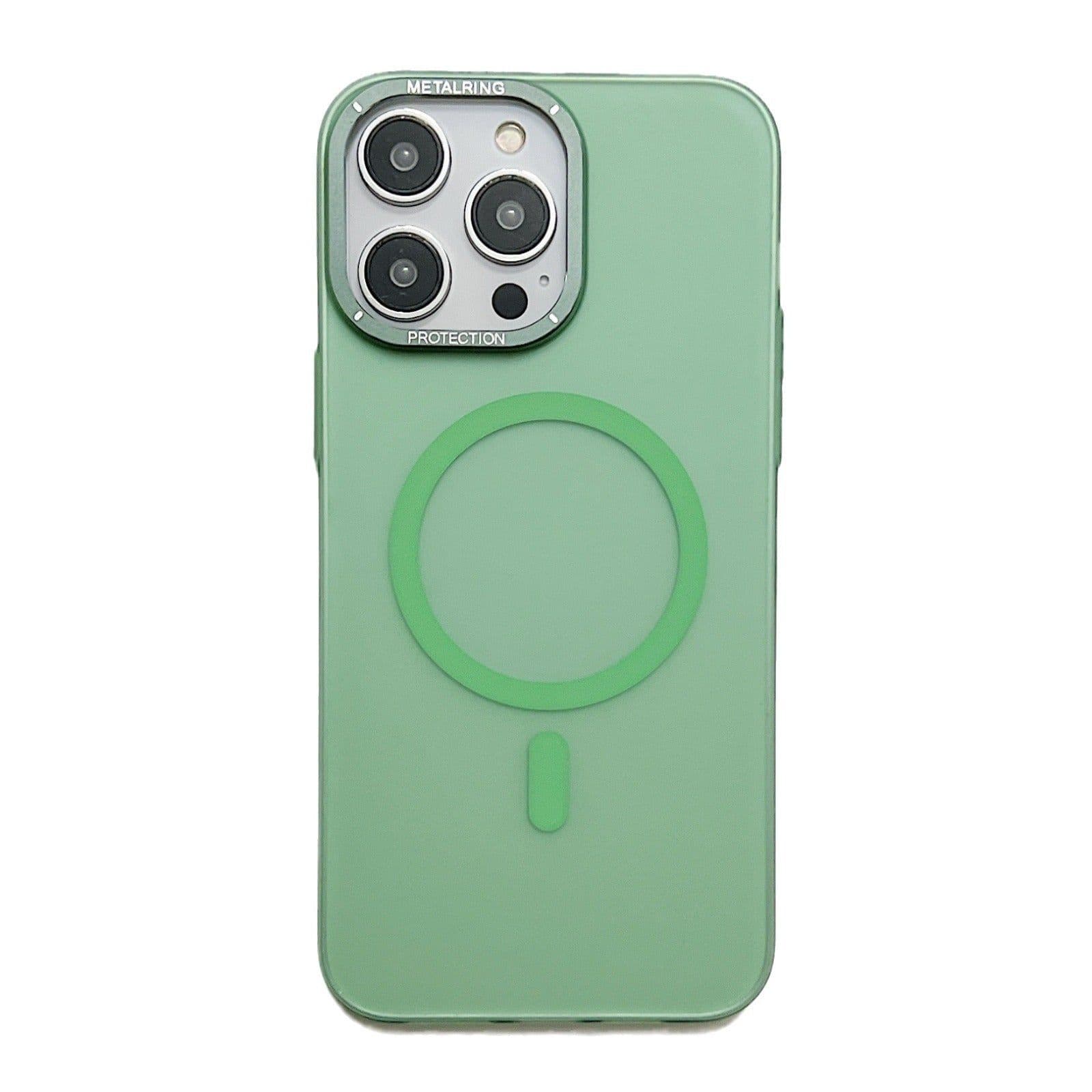 image-Magsafe Frosted Magnetic iPhone Case - Transparent White 11/15 Protection