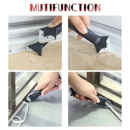 image-Multi-Functional Silicone Glue Spatula Tile Seam Remover Knife