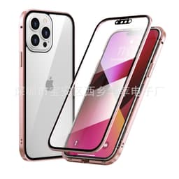 image-Suitable for Apple 13Pro privacy Magneto mobile phone case iPhone13Promax magnetic double-sided glass case