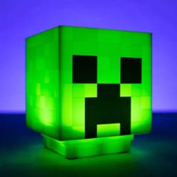 image-Minecraft Diamond Ore Lamp - Color Changing Night Light