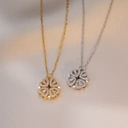 image-Four-Leaf Clover Necklace - Titanium Steel Women