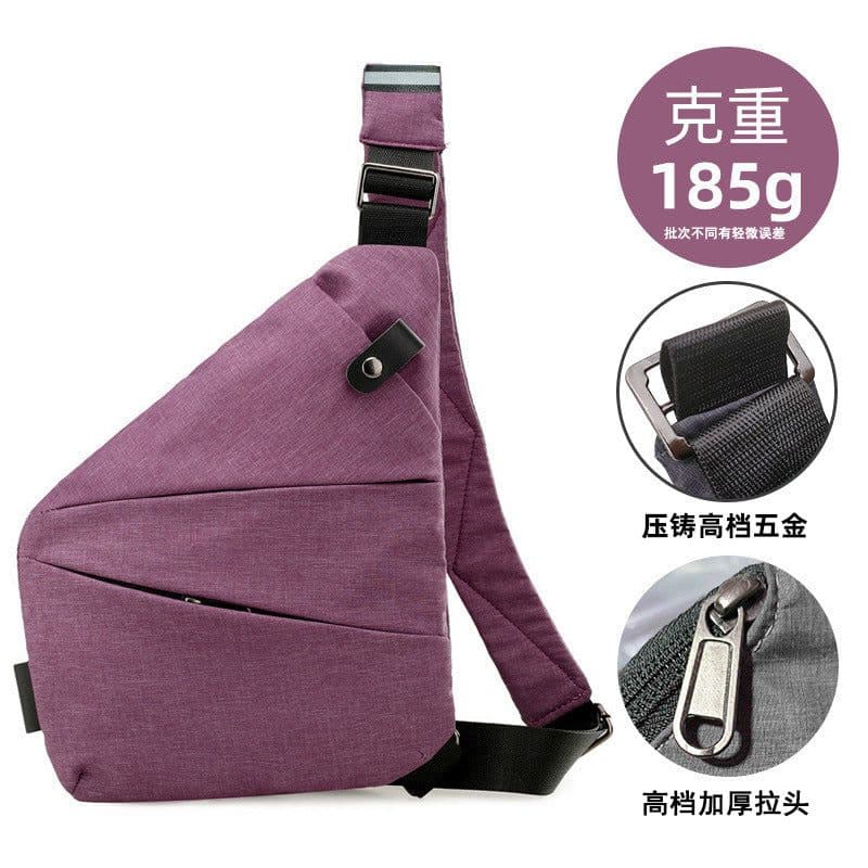 image-Tactical Chest Bag - Oxford Cloth Crossbody Shoulder Bag