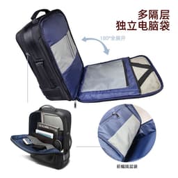 image-chaoqianke Business Backpack 16" Expandable Black