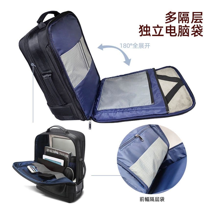 image-chaoqianke Business Backpack 16" Expandable Black