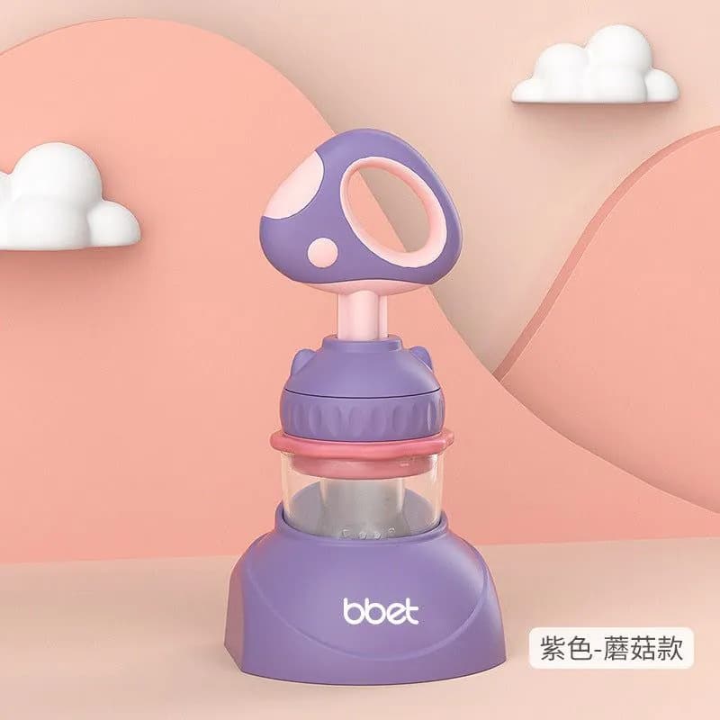 image-Baby Teething Fruit Feeder - Purple Dinosaur