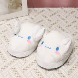 image-Cute Cartoon Slippers - Moving Ears Anti-slip Blue
