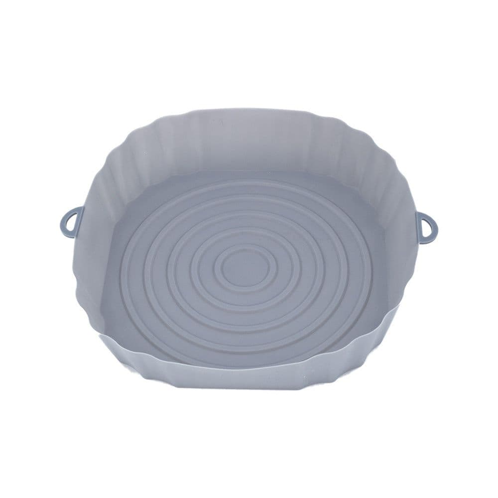image-Air Fryer Pad - Silicone Baking Tray - Multi-Functional Barbecue Mat - High Temp Reusable