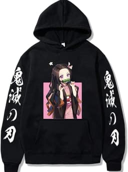 image-Men's & Women's Anime Hooded Hoodie - Large Size