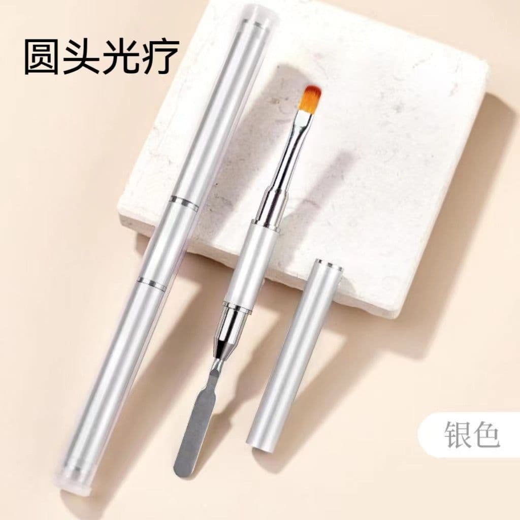 image-Lattice Spectrum UV Gel Pen - Silver Round Head