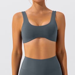 image-European Yoga Sports Bra - Nude Quick-Drying Training Fitness