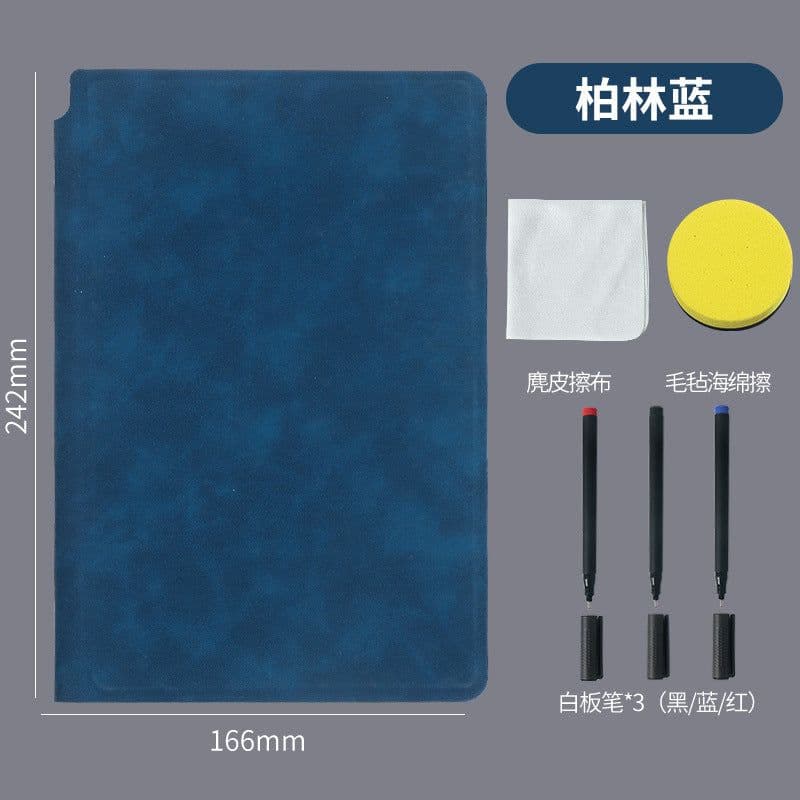 image-Erasable A5 Whiteboard Notebook - Double Sided