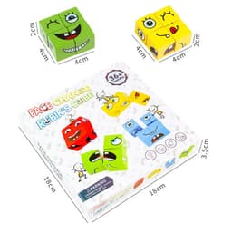 image-Face-changing Rubik's Cube Building Blocks Children's Thinking Training You Cry I Laugh Board Game Parent-child Early Education Educational Toys Cross-border Hot Sale