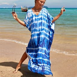 image-LH621 European and American beach blouse cotton skirt