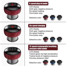 image-Electric Cupping Massage Device - Red Type E