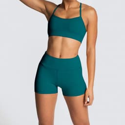 image-Summer Fitness Yoga Shorts - Women's 2021 XL Solid Color