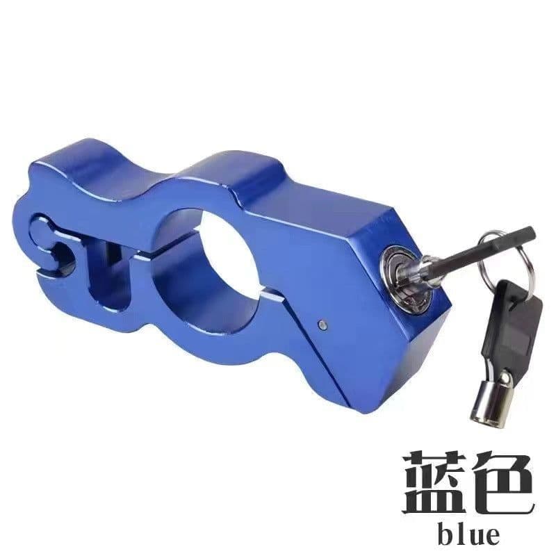 image-Manufacturers electric handlebar lock brake lock motorcycle handlebar anti-theft lock scooter bicycle handlebar horn lock modification