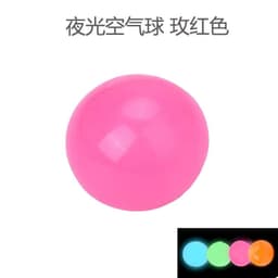 image-Sticky Wall Ball - Yellow 6cm Luminous Ceiling Throw Toy
