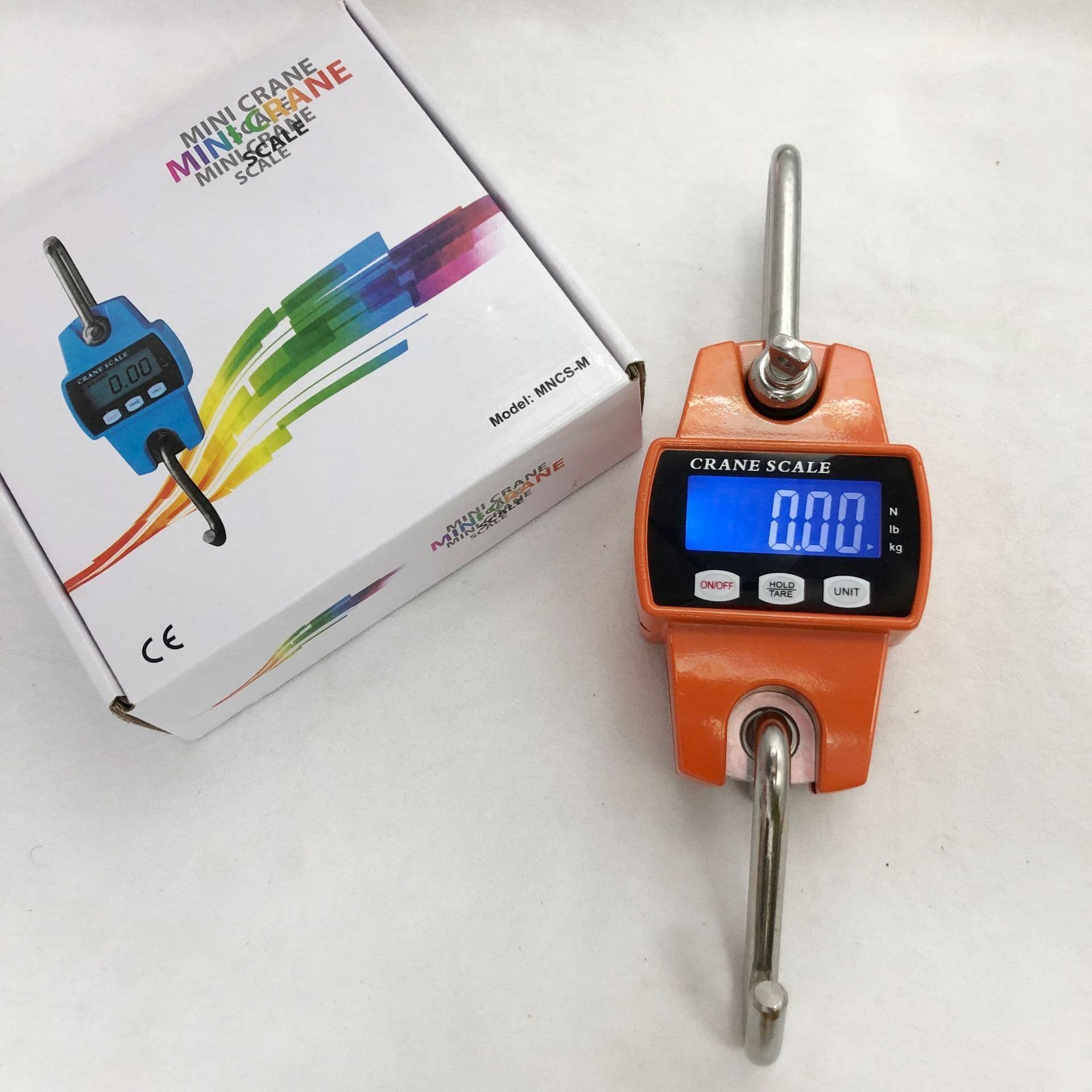 image-Hanging ABS Crane Scale 300 Kg Luggage Scale Portable