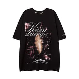 image-TKPA T-Shirt Cartoon Print Black XXL