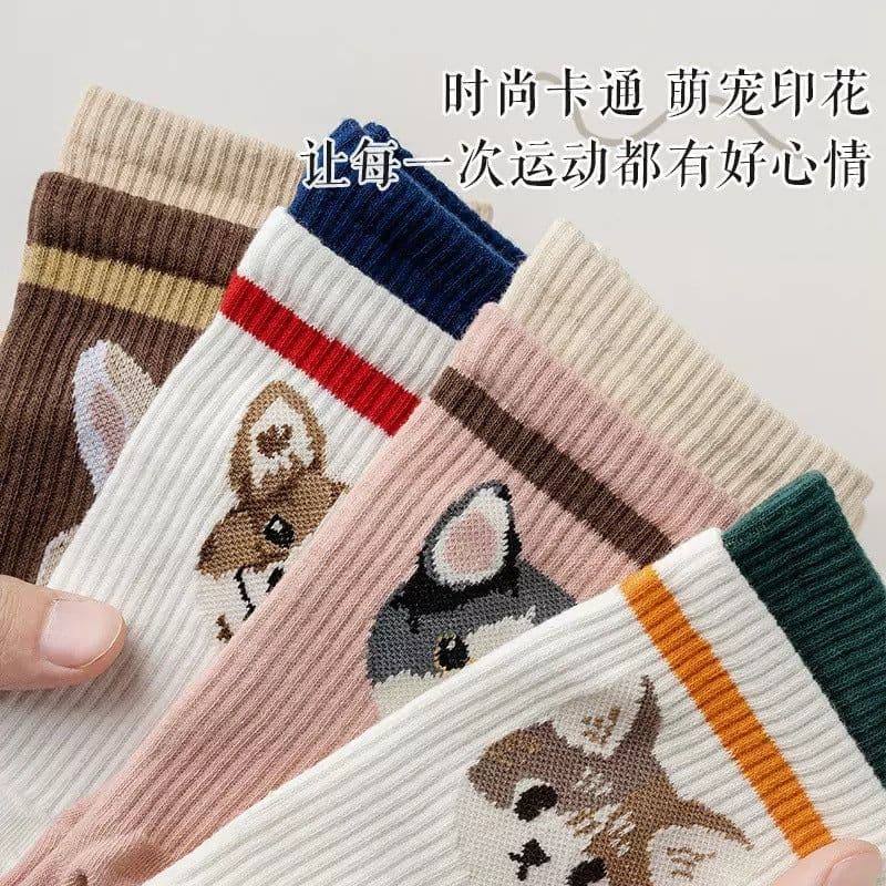 image-Yoga Socks Women's Non-Slip Five-Toe Cotton