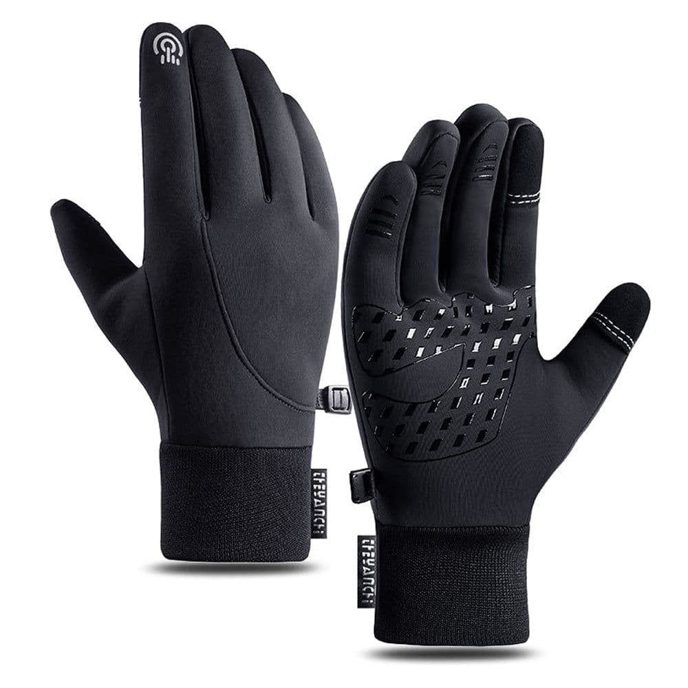 image-Winter Cycling Gloves Touchscreen Unisex Grey XL
