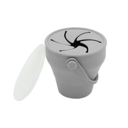 image-Children's Folding Silicone Snack Bowl - 2023 New Portable Design