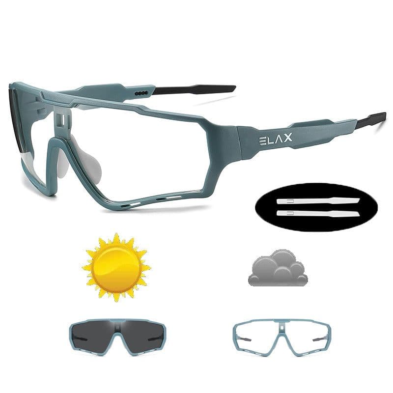image-ELAX Cycling Glasses Color-Changing Windproof AP
