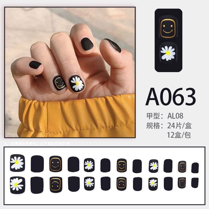 image-Internet celebrity new fake nails wearable nails finished nail patches nail art patches removable nail patches nail art accessories