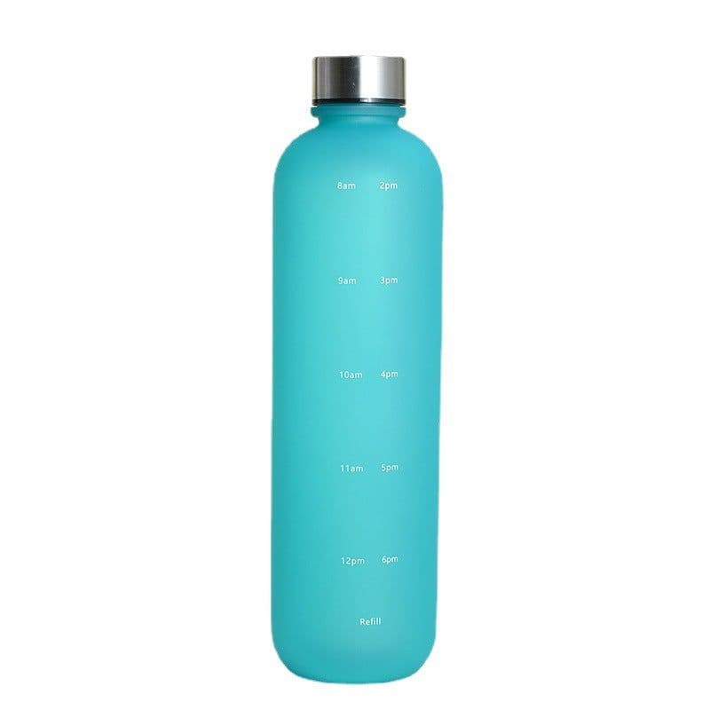 image-Harmony Large Sports Cup - 1000ml Matte Plastic, Yellow/Purple