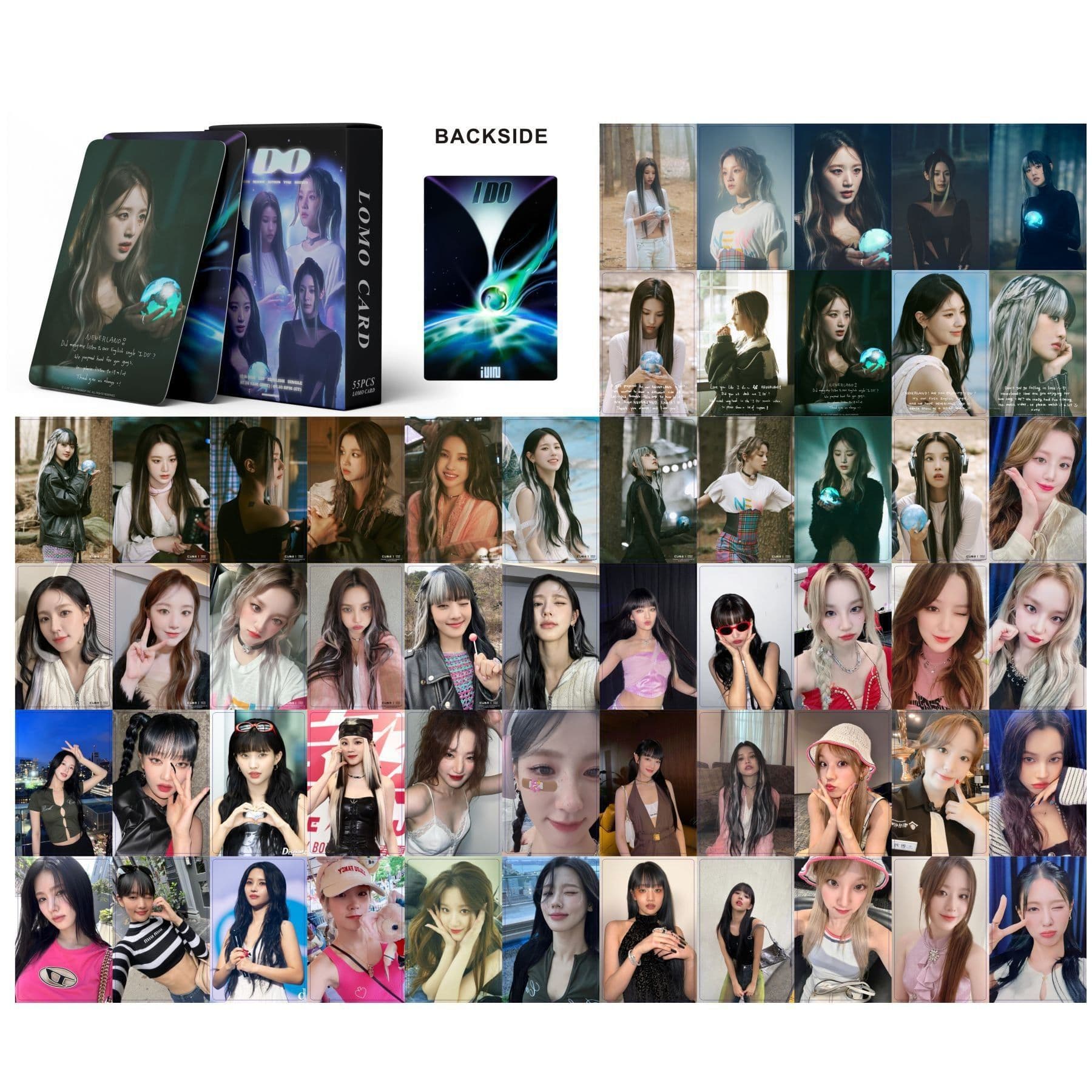 image-(G)I-DLE 55 Photo Cards LOMO Set - Yuqi Shuhua Miyeon