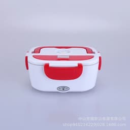 image-Car-Mounted Heated Lunch Box - Dual-Use, Portable, Insulated Mini