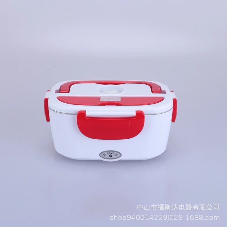 image-Car-Mounted Heated Lunch Box - Dual-Use, Portable, Insulated Mini