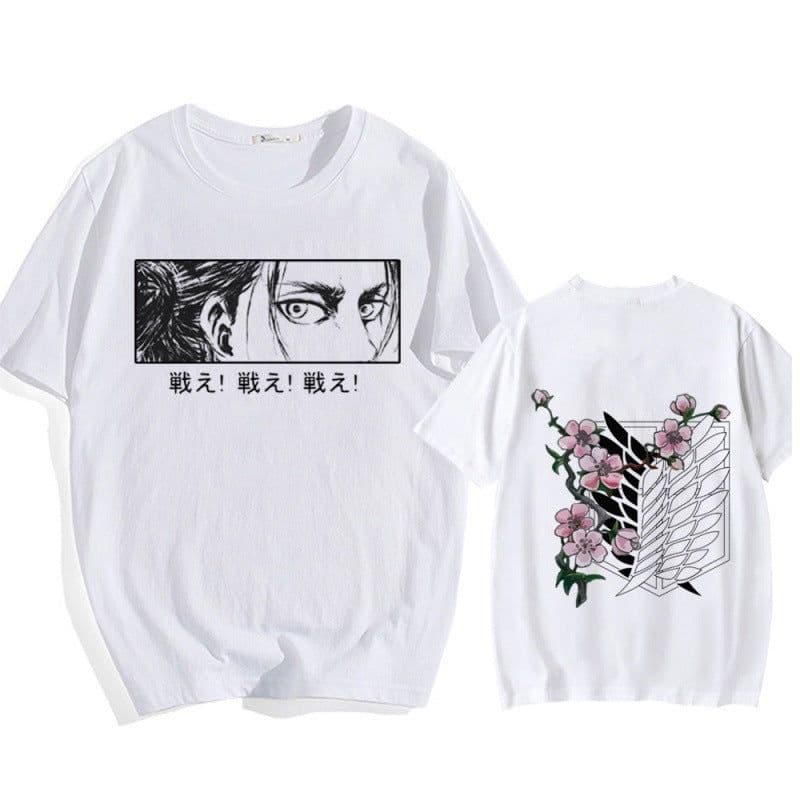 image-Attack on Titan Anime T-Shirt - Unisex Round Neck