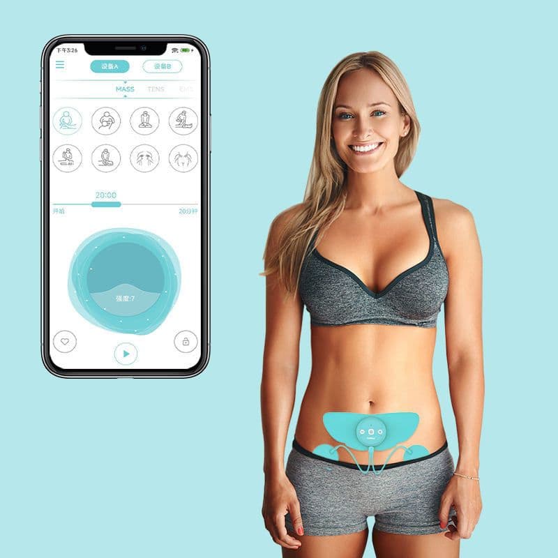 image-DOMAS Wireless Menstrual Pain Relief Massager - Magenta