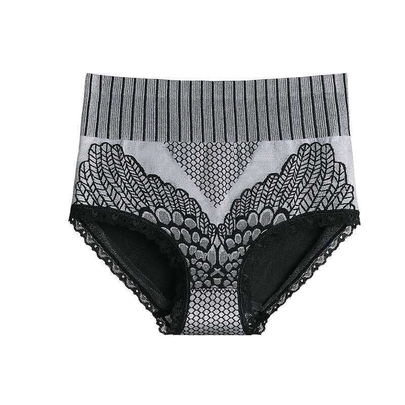 image-Seamless High-Waist Thong - Nylon Graphene Cotton Crotch