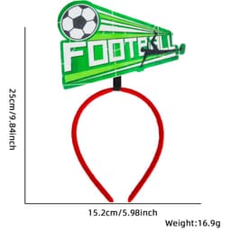 image-Football Headband Party Decoration - Non-woven Fans Cheer Props