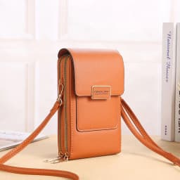 image-2022 new touch screen mobile phone bag female small oblique cute mobile phone small bag fashion wallet vertical section