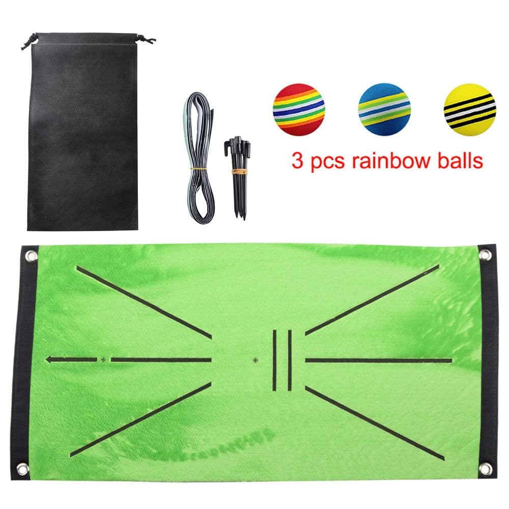 image-Golf Swing Mat - Indoor Outdoor Hitting Pad