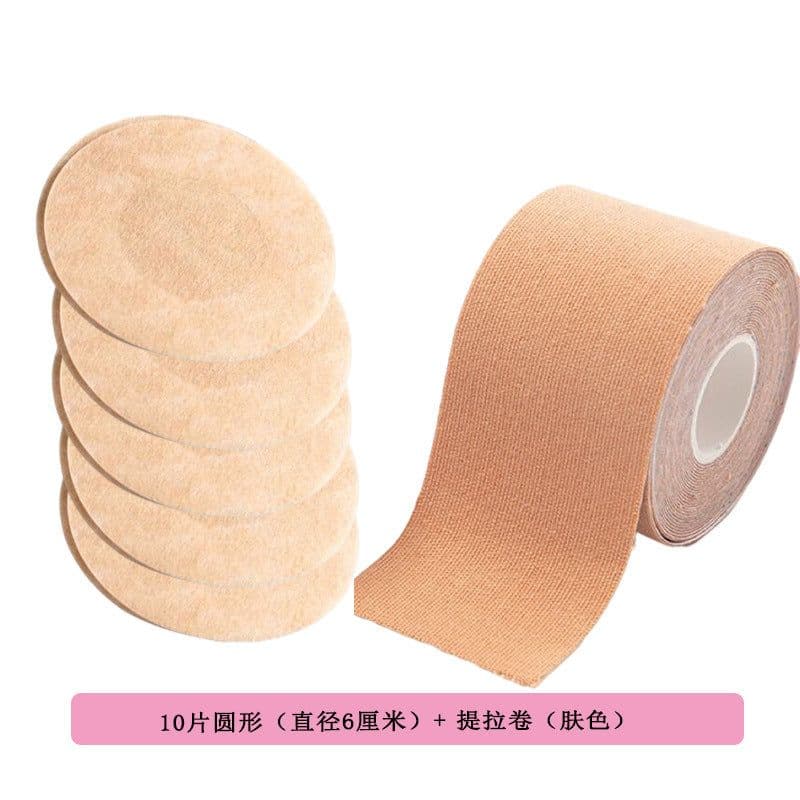 image-Invisible Elastic Breast Lift Stickers, 10cm*5m Nylon, Breathable