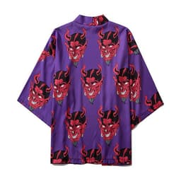 image-2021 cross-border new Japanese-style digital printing kimono men and women cloak coat pajamas cardigan summer