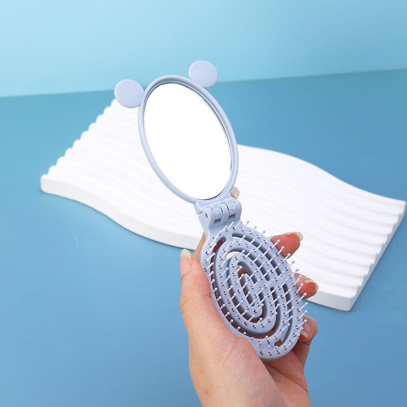 image-Pocket Monsters Folding Comb - Blue Portable Hair