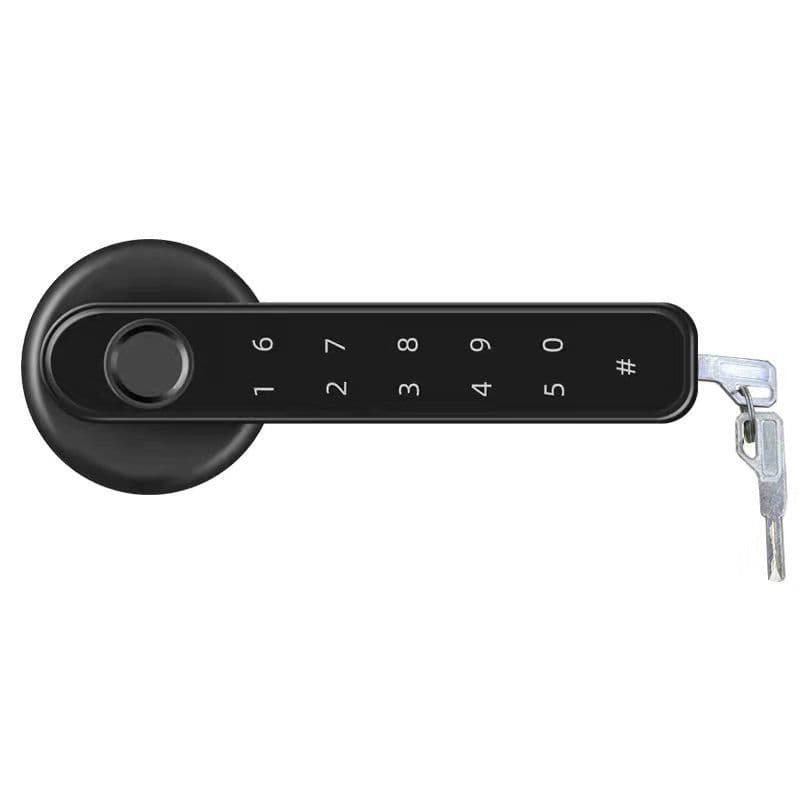 image-Tuya Bluetooth Smart Lock with Fingerprint & Glass Password for Doors