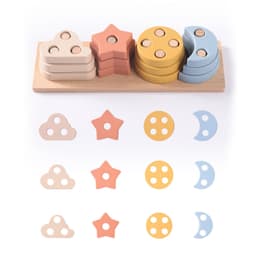 image-Baby Wooden Educational Toys - Color Matching