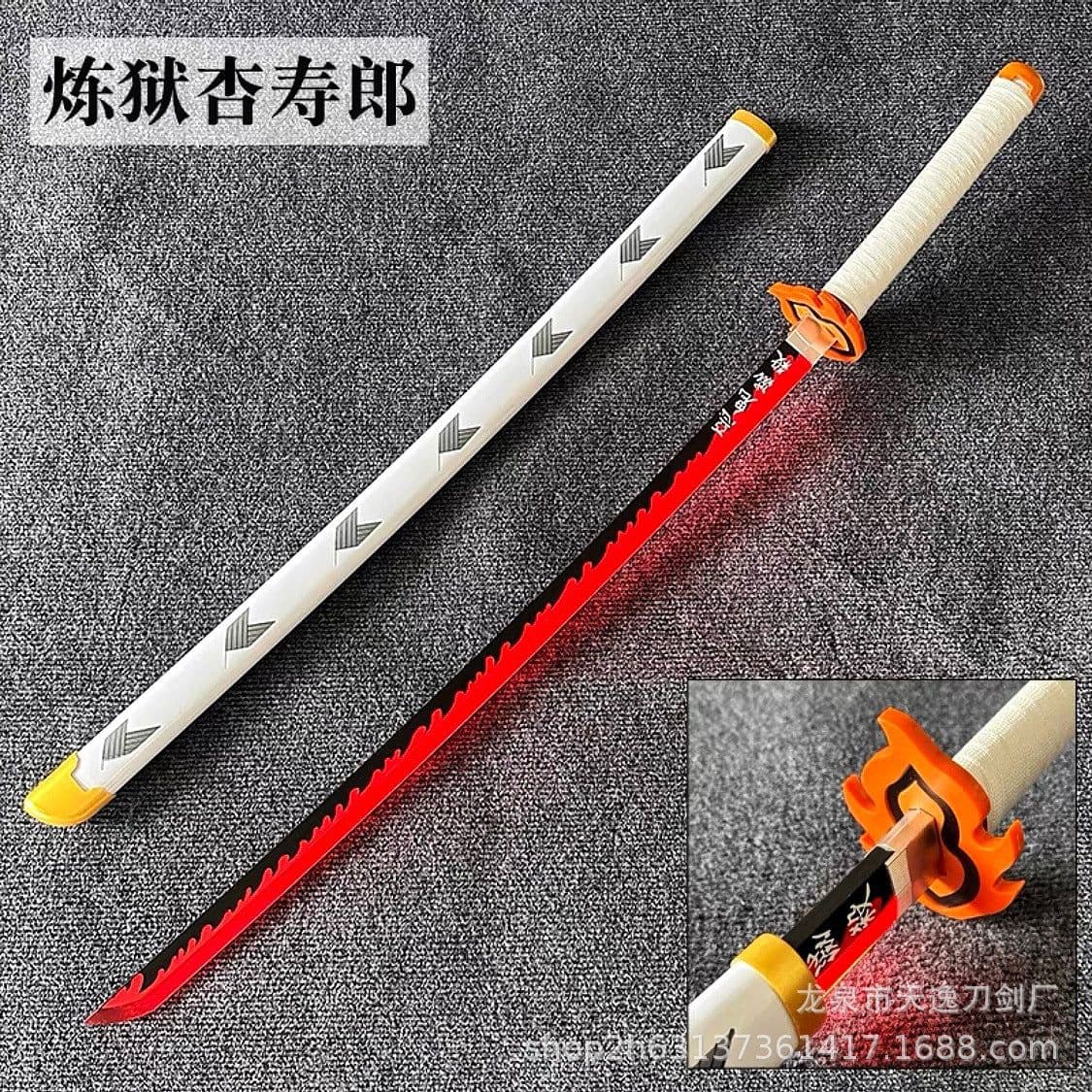 image-Demon Slayer Nichirin Wooden Sword - Green 103cm