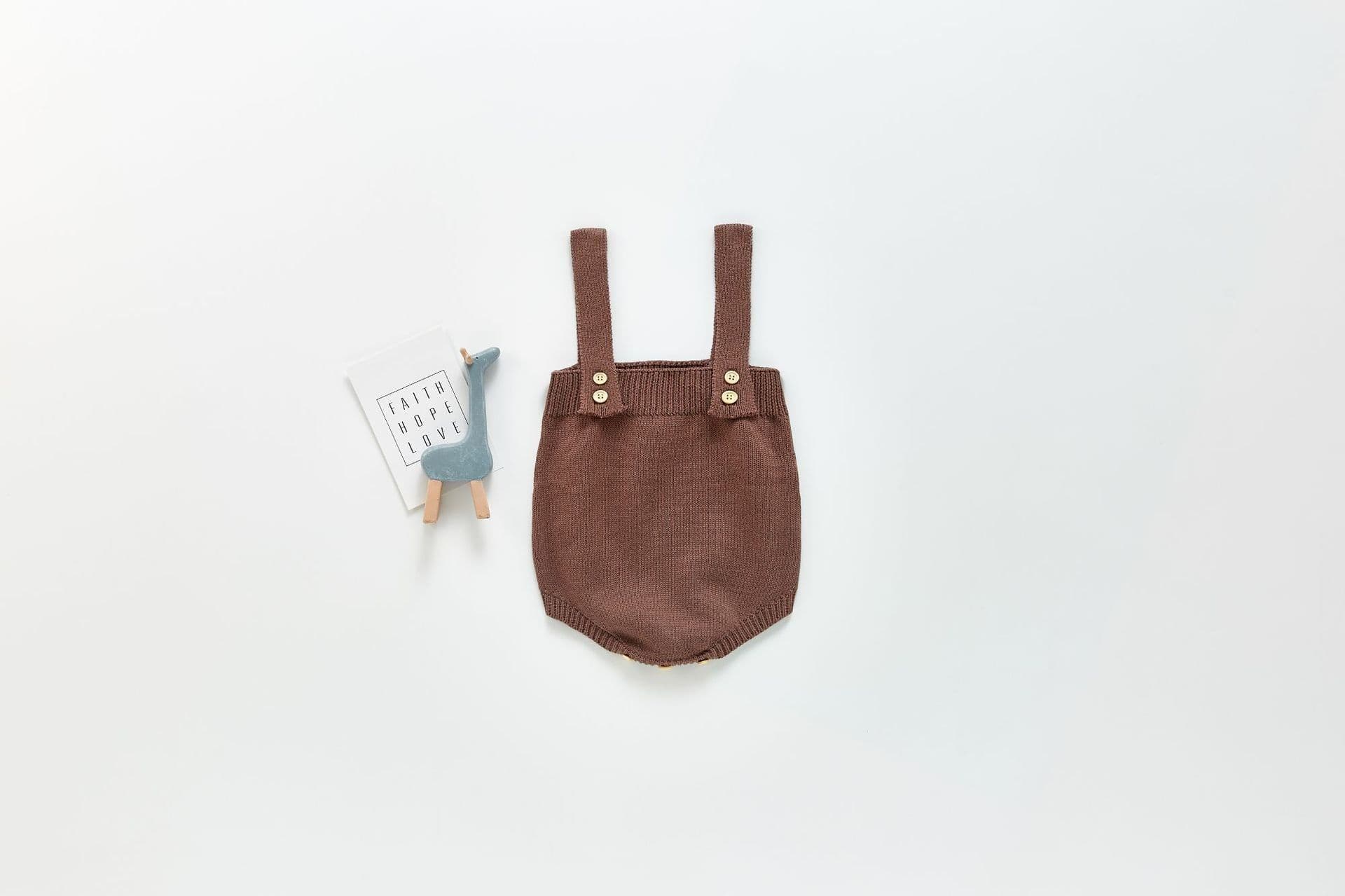 image-Angu 2023 Fall Romper - Mustard Unisex Kids Jumpsuit 1-3Y 80-100cm