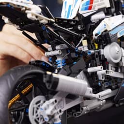 image-Compatible with Lego BMW motorcycle M1000RR assembled building blocks toy boy model Ducati birthday gift