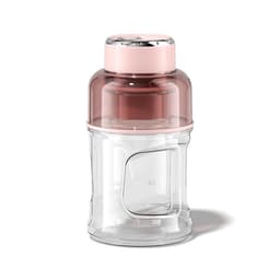 image-Portable Electric Mini Juicer 330ml 6-Blade USB Rechargeable