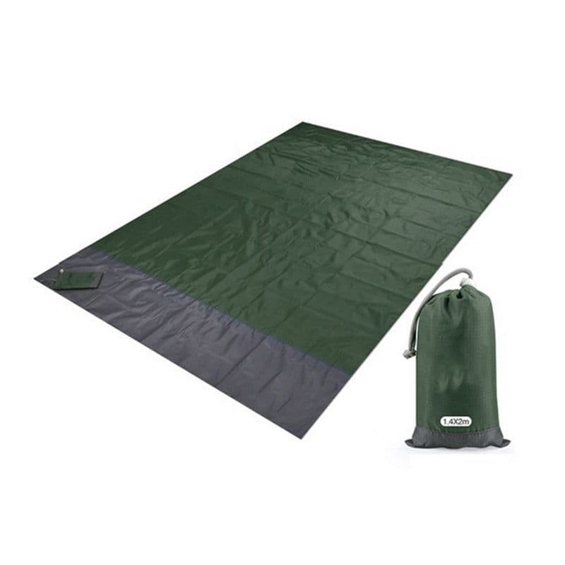 image-Waterproof Picnic Mat 140x200cm Army Green Portable