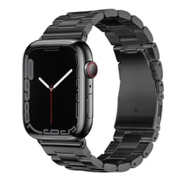 image-Xia Yang Universal Apple Watch 7 Steel Strap - Silver 42mm